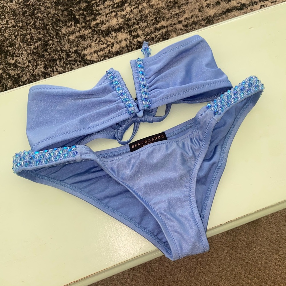 Beach candy beaded bandeau set